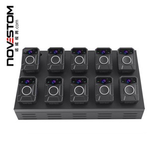 body worn camera police 10port docking station with DEMS