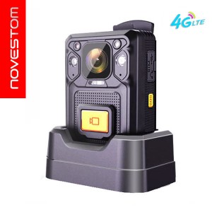 NOVESTOM DMT22 Body Worn Camera Police With 4G WIFI live streaming SOS alarming PTT intercom AES256 GPS In China