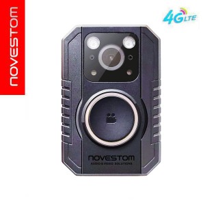 NVS4-D 4G LTE Real-time Streaming No Screen body worn cameras with 4G WIFI Bluetooth GPS AES256 SOS tracking PTT intercom