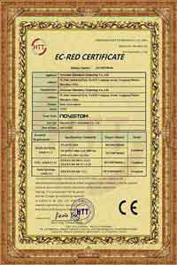 EMC testing certification for our product